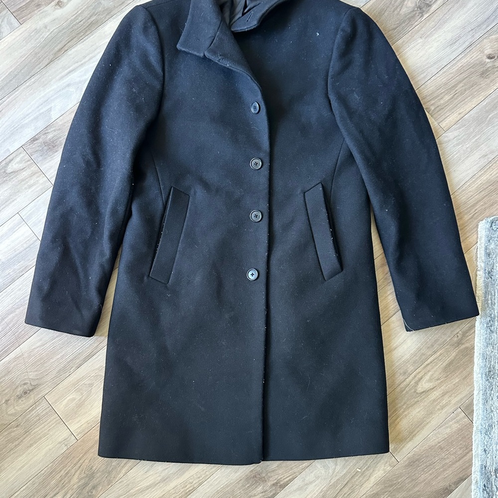 Club Monaco Men’s Wool Trench Coat - Size 38